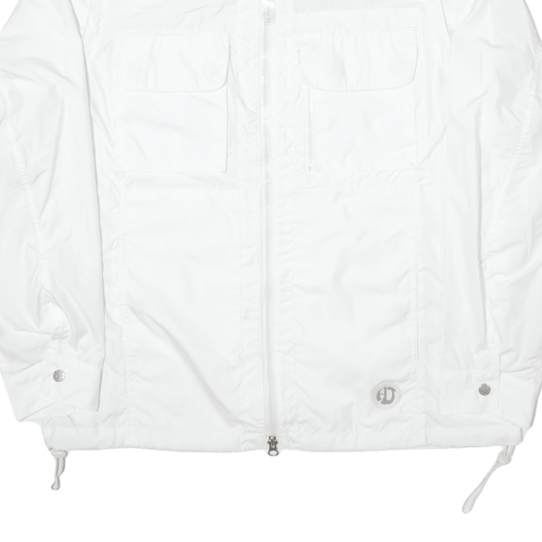 ARMANI JEANS Womens Shell Jacket White UK 12 For Discount