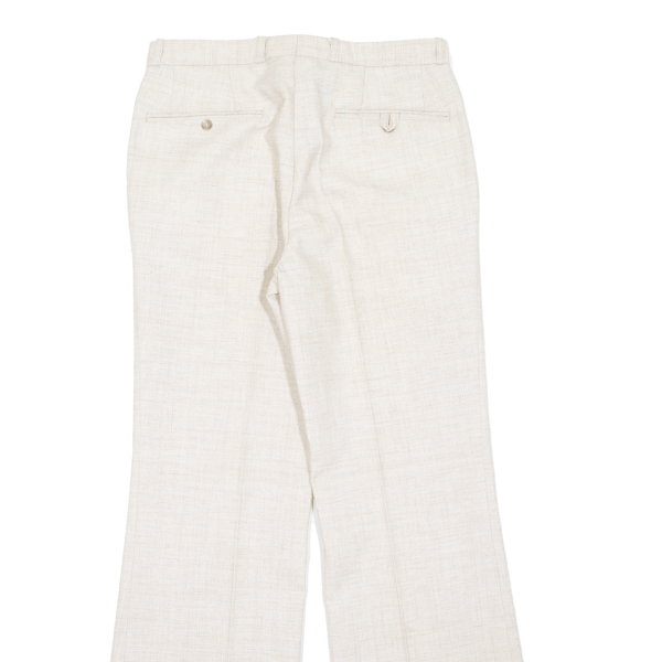 Womens Trousers Cream Regular Bootcut W32 L31 Online Sale