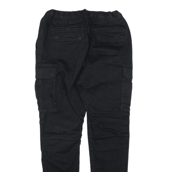 Cargo Womens Trousers Black Slim Tapered W28 L28 Online Hot Sale