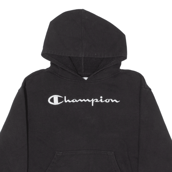 CHAMPION Womens Black Hoodie S Sale