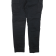 Cargo Womens Trousers Black Slim Tapered W28 L28 Online Hot Sale