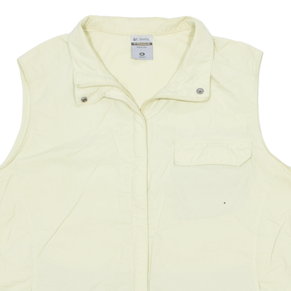 COLUMBIA Womens Gilet Cream XL For Sale