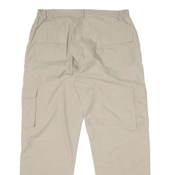 Cargo Mens Trousers Beige Regular Straight 90s W36 L30 For Sale