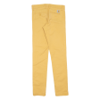 CARHARTT Workwear Womens Trousers Yellow Slim Tapered W29 L32 Sale