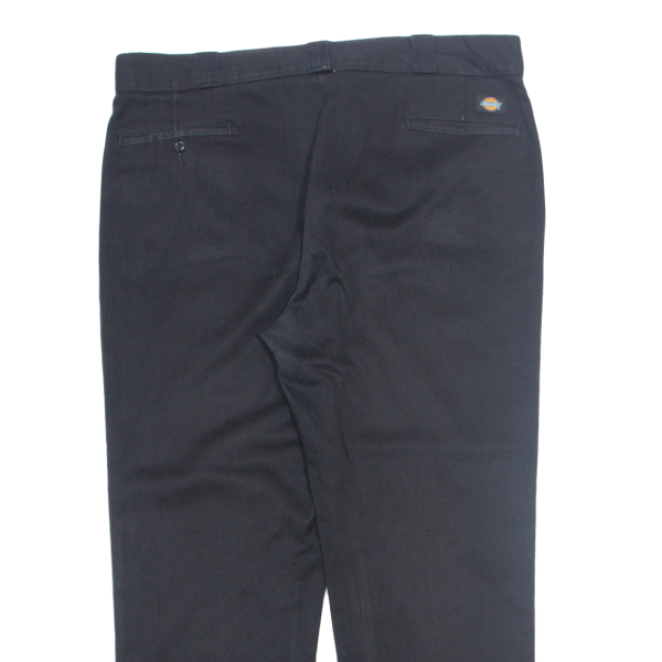 DICKIES Workwear Mens Trousers Black Regular Straight W40 L30 Online Sale