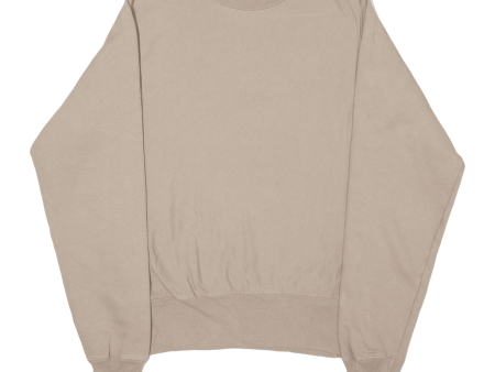 CHAMPION REVERSE WEAVE Mens Sweatshirt Beige XS Online now