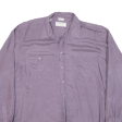 ARPINO Mens Plain Shirt Purple Long Sleeve L Supply