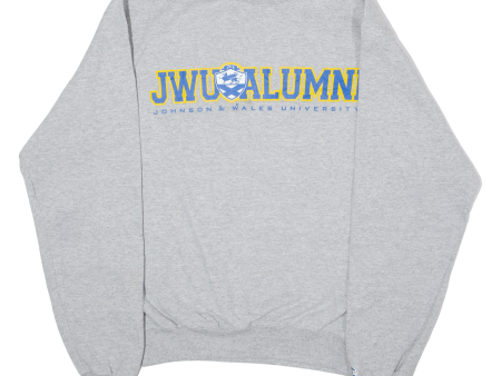 CHAMPION Johnson & Wales University Alumni Mens Sweatshirt Grey S For Sale