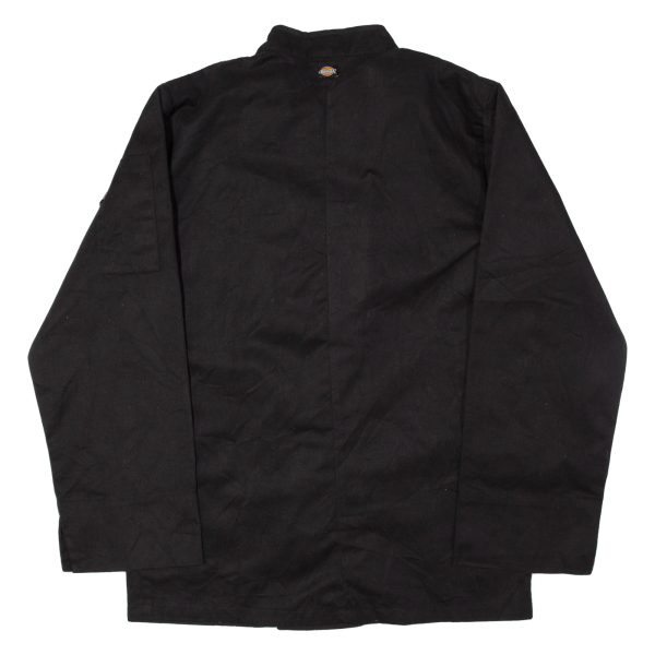 DICKIES Chef Worker Mens Jacket Black S Cheap