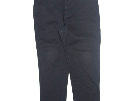 DICKIES Workwear Mens Trousers Black Regular Straight W40 L30 Online Sale