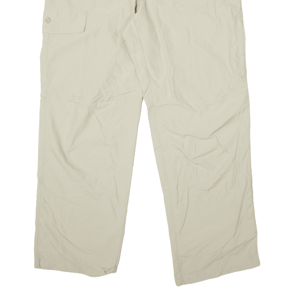 CRANE Outdoor Mens Trousers Cream Regular Straight W36 L28 Fashion