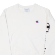 CHAMPION REVERSE WEAVE Mens Sweatshirt White XS For Sale