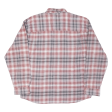 Mens Shirt Red Plaid Long Sleeve L For Discount