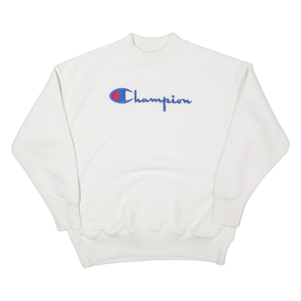 CHAMPION REVERSE WEAVE Mens Sweatshirt White S Online Sale