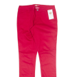 DICKIES Workwear Womens Trousers Red Slim Bootcut W30 L32 For Sale