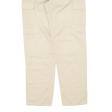 Cargo Womens Trousers Beige Regular Tapered W30 L31 Online now