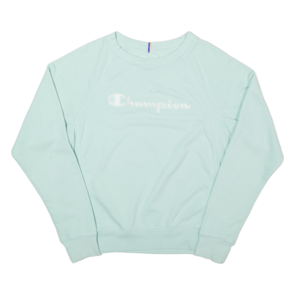 CHAMPION Womens Sweatshirt Blue S Online Sale