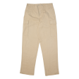 Cargo Mens Trousers Beige Regular Straight W34 L32 Online now