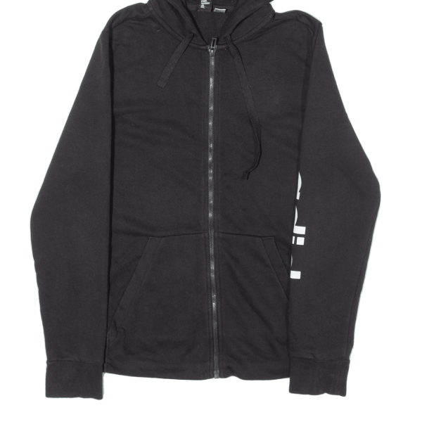 ADIDAS Womens Black Hoodie Full Zip S Hot on Sale