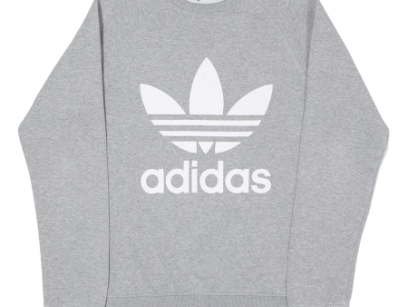 ADIDAS Mens Sweatshirt Grey XS Sale