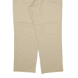 DOCKERS Flat Front Mens Trousers Beige Relaxed Straight W36 L30 For Cheap