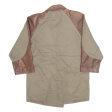 CHIWITT Womens Pea Jacket Beige 90s M Hot on Sale