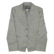 ARMANI JEANS Womens Blazer Jacket Grey XS Online Hot Sale