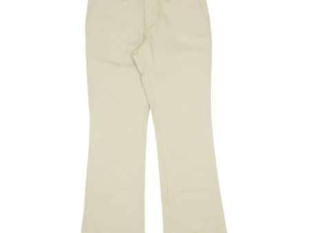 DICKIES Workwear Womens Trousers Beige Slim Bootcut W28 L30 Fashion