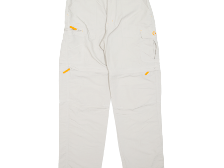 CELSIUS SPORTSWEAR Outdoor Mens Trousers Cream Regular Straight W31 L31 Online