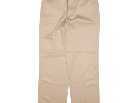 DOCKERS Mens Trousers Beige Classic Straight W33 L30 Sale