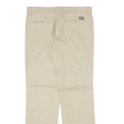 DICKIES Workwear Womens Trousers Beige Relaxed Straight W33 L32 on Sale