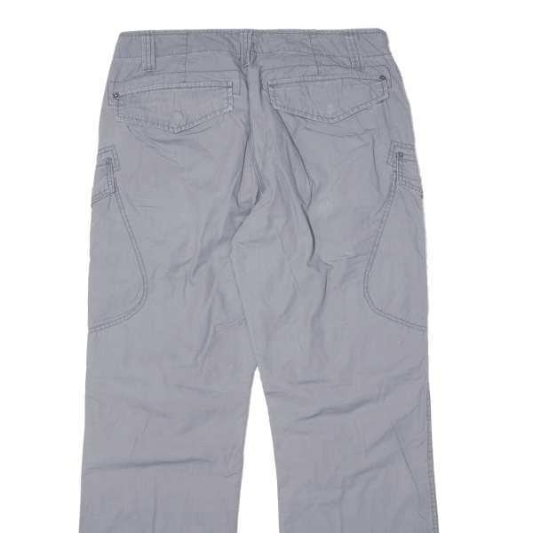 CLOCKHOUSE Mens Trousers Grey Regular Straight W33 L32 Sale