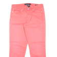 CALVIN KLEIN JEANS Crop Womens Trousers Pink Slim Skinny W31 L26 on Sale