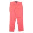 CALVIN KLEIN JEANS Crop Womens Trousers Pink Slim Skinny W29 L26 For Cheap