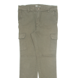 CHICOREE Cargo Womens Trousers Green Slim Tapered W30 L30 Online Hot Sale