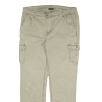 Cargo Womens Trousers Grey Regular Tapered W36 L31 Hot on Sale