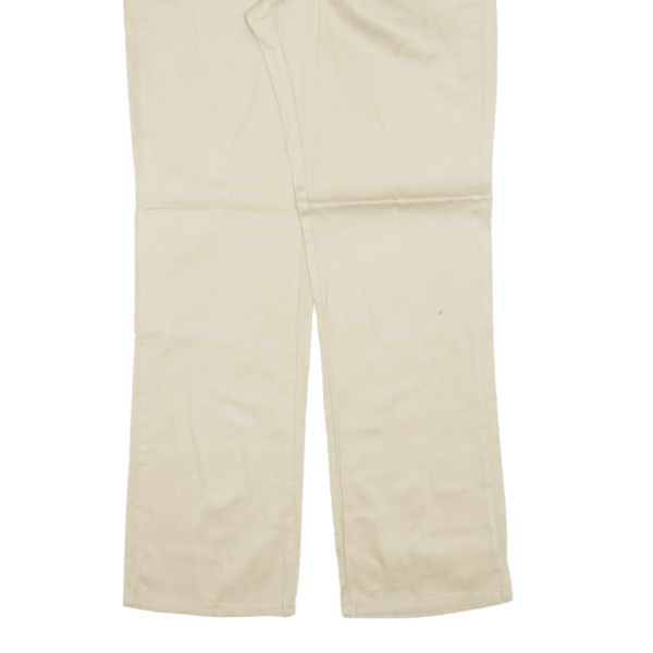 DICKIES Workwear Womens Trousers Beige Relaxed Straight W33 L32 on Sale