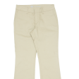 DICKIES Workwear Womens Trousers Beige Slim Bootcut W28 L30 Fashion