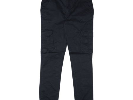 BENCH Cargo Girls Trousers Black Regular Tapered W30 L30 For Discount