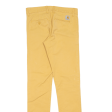 CARHARTT Workwear Womens Trousers Yellow Slim Tapered W29 L32 Sale