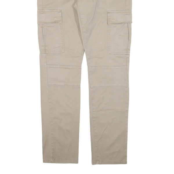 CARHARTT Pilot Pant Cargo Womens Trousers Beige Regular Tapered W33 L32 on Sale