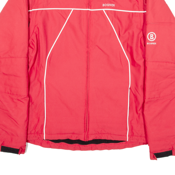 BOGNER Windstopper Fleece Lined Zip-off Womens Rain Coat Red S For Cheap