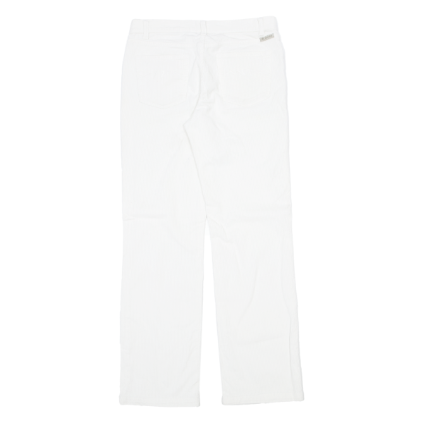 COLUMBIA Womens Corduroy Trousers White Regular Straight W32 L32 Supply