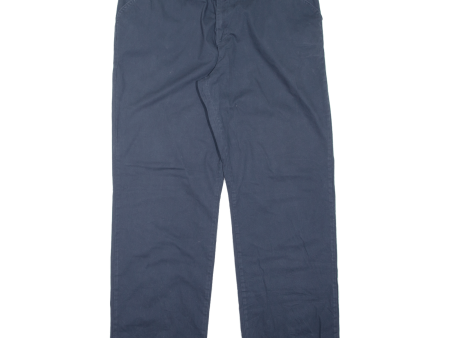 DICKIES Workwear Womens Trousers Blue Relaxed Straight W40 L31 Online Hot Sale