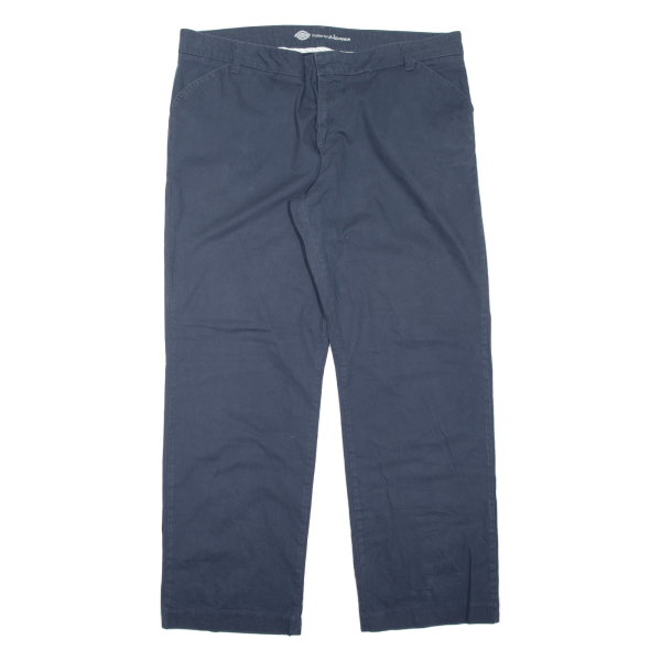 DICKIES Workwear Womens Trousers Blue Relaxed Straight W40 L31 Online Hot Sale