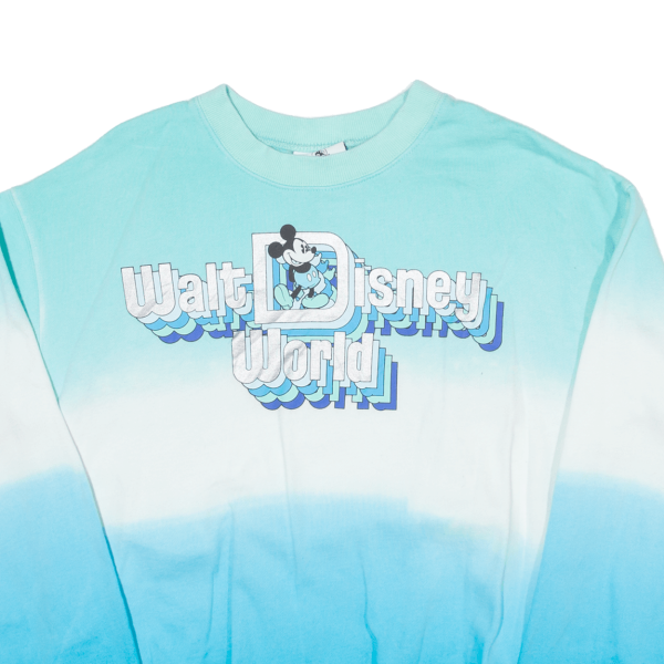 DISNEY Mickey Mouse Womens Sweatshirt Blue XS For Sale