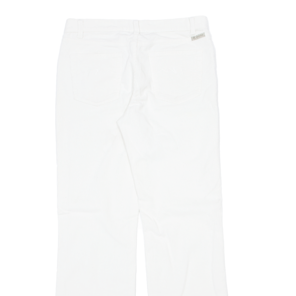 COLUMBIA Womens Corduroy Trousers White Regular Straight W32 L32 Supply