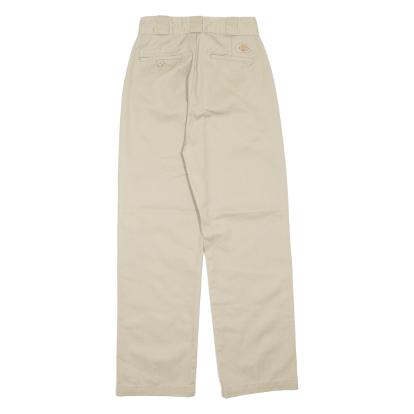 DICKIES Workwear Womens Trousers Beige Regular Straight W27 L26 Online Sale