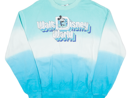 DISNEY Mickey Mouse Womens Sweatshirt Blue XS For Sale