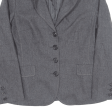 BOGNER Womens Blazer Jacket Grey Wool M Online Sale